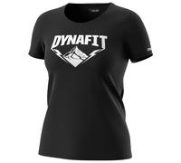 T-shirt Dynafit Graphic manche courte noir logo blanc femme - M