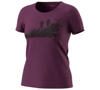 Dynafit - Women's Graphic Co S/S Tee - T-shirt - 42 - amaranth / runners