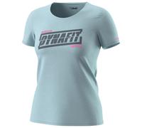 Dynafit - Women's Graphic Cotton S/S Tee - T-shirt - 40 - cloud blue / tabloid