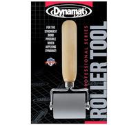 DYNAMAT Dyna-Roller 10007 Outil d'installation Professionnel Robuste avec poignée en Bois et Rouleau en Caoutchouc de 5,1 cm de Large - Fabriqué aux États-Unis