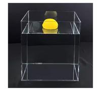 Dynamic Acrylic Photography Réservoir d'eau plat en acrylique 5 mm d'épaisseur Boîte de rangement multifonction pour photographie promotionnelle 25 x 15 x 20 cm