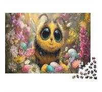 Dynamic Bee Puzzle 1000 Pièces Jouet De Défi pour Les Adultes Et Les Enfants À Partir De 14 Ans Jeu De Puzzle Défi Éducatif Cadeau De Décoration Intérieure 52x38cm/1000pcs