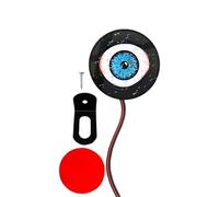 Dynamic Car Eyes, Motorcycle Grille Modification, 1.89in Multi-Mode Light with Led Feature, Vehicle Accessory with Stylish Design, Headlight Ornament with Build, Auto Decoration for Sedan and Truck