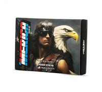 Dynamic Color Co - Kit de tatouages Mérica contenant 1 flacon (bleu, bleu électrique, rouge feu, bordeaux et triple blanc).