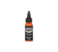 Dynamic Encre de tatouage Color Platinum - Flacon de 28,3 g - Qualité professionnelle, fabriquée en Espagne - Conforme à la norme UE Reach - Confiance depuis 1990 (orange carotte)