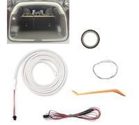 Dynamic Flowing Car Trunk Light Strip, 2025 Upgrade Flexible Universal Trunk LED Light Strip, Waterproof Hood Dynamic Atmosphere Lights for Cars Suvs Trucks (White,Full Circle 4 m/13.2ft)