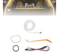Dynamic Flowing Car Trunk Light Strip, Flexible Universal Trunk LED Light Strip, Interior Accessories Sensor Auto on/Off, LED Strip Lights for Car Trunk Cargo Area (Warm-Beige,2 Meters)