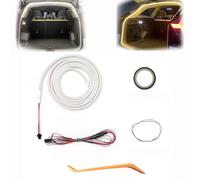 Dynamic Flowing Car Trunk Light Strip, Flexible Universal Trunk LED Light Strip, LED Strip Lights for Car Trunk Cargo Area Or Interior Illumination Decoration (White, Full Circle 4 Meters)