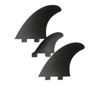 Dynamic For FCS2 Lot de 3 ailerons de quille en fibre de verre et ABS à double languette pour une performance optimale (génération FCS1)