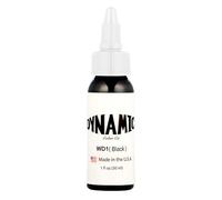 Dynamic Ink Encre de tatouage, noir, blanc, Union Black, Black Out, Triple White, Triple Black, Encre de tatouage professionnelle blanche, noire et grise. Original (Dynamic Black 1oz(30ml)