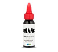 Dynamic Ink Encre de tatouage - Union Black 30 ml - Encre pour tatouage noire, compatible avec la norme REACH de l'Union européenne. Original