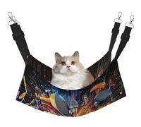 Dynamic Instruments And Sound Waves Hamac pour animal domestique Imprimé Hamac de couchage pour chats, lapins, furets, chiots, petits animaux