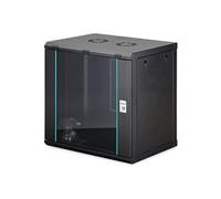 Dynamic-N series - Armoire - 600 x 450 mm (LxP), non assemblé - montable sur mur - noir, RAL 9005 - 12U - 19"