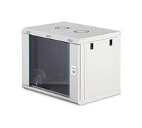 Dynamic-N series - Armoire - 600 x 450 mm (LxP), non assemblé - montable sur mur - RAL 7035, gris - 9U - 19"