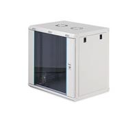 Dynamic-N series - Armoire - 600 x 450 mm (LxP), non assemblé - montable sur mur - RAL 7035, gris clair - 12U - 19"