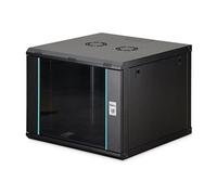 Dynamic-N series - Armoire - 600 x 600 mm (L x P), non assemblé - montable sur mur - noir, RAL 9005 - 9U - 19"