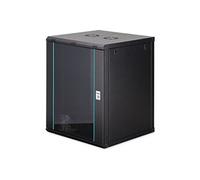 Dynamic-N series - Armoire - 600 x 600 mm (LxP), non monté - montable sur mur - noir, RAL 9005 - 16U - 19"