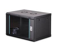 Dynamic-N series - Rack armoire - 600 x 450 mm (LxP), non assemblé - montable sur mur - noir, RAL 9005 - 7U - 19"