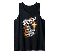 Dynamic Push Pray Until Something Happens Pinceau Croix Débardeur