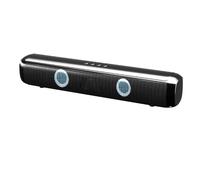 Dynamic Speaker for PCs & Smart Devices, Portable Speaker with RGB-Lights & TWS-Mode, Built-in Microphone for Seamless Communication & Col