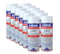 Dynamic24 Spray de peinture pour radiateurs, blanc satiné mat, 400 ml, pour radiateurs, chaudières, tuyaux d'eau chaude, grand pouvoir couvrant et de remplissage, résistant aux rayures, aux chocs (12)