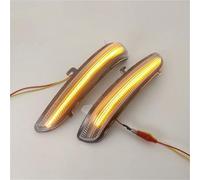 Dynamique Clignotant pour Peugeot 208 2008 2 Pièces Dynamique LED Rétroviseur Latéral Clignotant Lumières Clignotants Séquentiels Indicateur Direction(Dynamic Crystal)