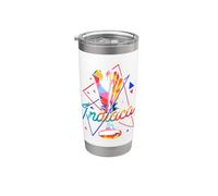 Dynamique Indiaca Sport Équipe Athlétique Art Gobelet isotherme en acier inoxydable double paroi