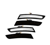 Dynamiques LED Clignotant Feux De Gabarit Latéraux Avant Et Arrière À LED pour Chevrolet pour Camaro 2016-2023, OEM N° 23169182, 4 Pièces LED Clignotant(Blanc)