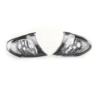 Dynamiques LED Clignotant pour BMW E46 Série 3 2002-2005 Feu d'angle Clignotant Phare Lampe Frontale Accessoires Pièces 63137165859 63137165860 Clignotant Rétroviseur(L and R)