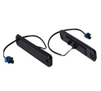 Dynamiques LED Clignotant pour Hummer H2 2003-2009 pour SUT Porte De Voiture DRL 2 Pièces LED Clignotants Avant Arrière Pare-Chocs Feux De Position Latéraux LED Clignotant(Front Smoked Amber)