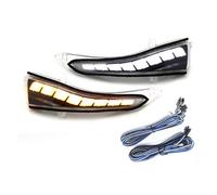 Dynamiques LED Clignotant pour Infiniti Q50 Q60 Q70 QX30 QX50 QX70 2 Pièces LED Rétroviseur Latéral Dynamique Clignotant Feux De Stationnement DRL Flaque LED Clignotant