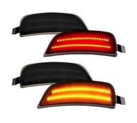 Dynamiques LED Clignotant pour Mazda pour Miata MX-5 2016-2022, Feux De Stop, 2 Pièces, LED, Feux De Position Latéraux, Pare-Chocs Avant Et Arrière LED Clignotant(4X Front and Rear)
