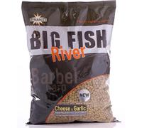 Dynamite Baits Big Fish River Cheese & Garlic Pellets 4/6/8MM Jaune 1,8kg