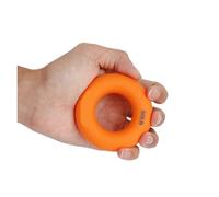 Dynamomètre à joint torique, extenseur de main, entraîneur poignée, avant-bras, carpe, renforcement l'entraînement, exercice des doigts, masseur(Orange)