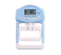 Dynamomètre à main électronique numérique 90 kg / 200lbs comptage de des poignées poings le compteur mesure du renforcement automatique Power pour le matériel(Blauw)
