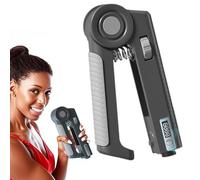 Dynamomètre à main numérique, jauge de force de préhension | Dynamomètre électronique d'entraînement de force de préhension des doigts - Renforceur de main numérique réglable professionnel pour le