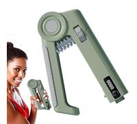 Dynamomètre à main numérique, jauge de force de préhension - Testeur de prise de dynamomètre électronique du bras musculaire du doigt, jauge de formation manuelle numérique réglable professionnel pour