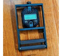 Dynamomètre à main, testeur numérique de force de préhension, acier de construction en carbone, charge maximale 330 lb/150 kg, pour la force d'entraînement musculaire des doigts de l'avant-bras du poi