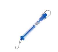 Dynamomètre à ressort Dynamomètre tubulaire à échelle ressort Newtons, corps en plastique Transparent, pratique, facile suspendre for salle de classe, 1 pièce(F)