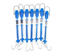 Dynamomètre à ressort Newtons pratique, corps en plastique Transparent, facile suspendre for salle de classe, 1 pièce(20N)