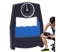 Dynamomètre électronique de main - Entraîneur de doigt et de bras, outil de mesure de force de poignée, outil de mesure de force, jauge de force de capacité, design ergonomique, rouge, pour le sport