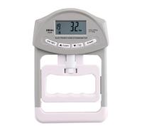 Dynamomètre électronique numérique à main, 90kg/200lb, pince de comptage, renforcement des poignées, compteur mesure, capture automatique puissance(YD31-Grey-A)