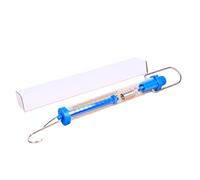 Dynamomètre en plastique et métal 1N 2, 5N 5N 10N 20N 30N pour laboratoire scolaire de couleur bleu vif avec fixation par crochet Balance suspendue