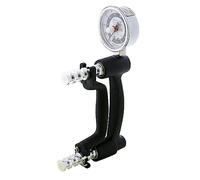 Dynamomètre Hydraulique de Main Baseline - Testeur de Force de Préhension HD avec Capacité de 91 kg, Garantie de 5 Ans et Finition Noire