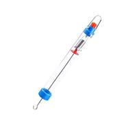 Dynamomètre Mécanique Acier Inoxydable en 25n Bleu 2500g Cylindrique | Balance Suspendue pour xploration des Principes Physiques, Anneau Suspendre et Crochet S Inclus