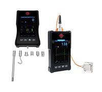 Dynamomètre numérique Jauge de Force Portable dynamomètre à main numérique Instrument de mesure de mesure tirer pousser indicateur de cellule de charge Rechargeable de poche(DY920-C 0-1000N)