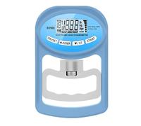 Dynamomètre portable, Testeur de force de préhension 265 lb/120 kg, dynamomètre numérique à main, mesureur de force de préhension, écran LCD USB, Jauges de tension(Blue)