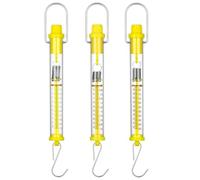 Dynamomètres cylindriques transparents - Compteur de force - Échelle à ressort - Idéal pour les cours de physique en t les sciences à la maison