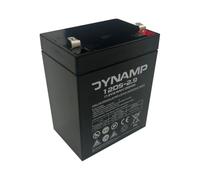 Dynamp 12DS-2.9 12V 2.9Ah VRLA AGM Batterie rechargeable sans entretien - Alimentation de secours SLA durable pour systèmes de sécurité, éclairage LED et appareils portables, 79 x 55 x 102 mm, 1,2 kg