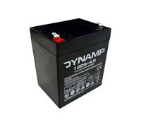 Dynamp 12DS-4.5 12V 4.5Ah VRLA AGM Batterie rechargeable au plomb scellée - Systèmes d'alarme anti-effraction, lumières de secours, fauteuils roulants et équipements de mobilité 90 x 70 x 102 mm